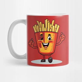 kawaii french fries T-Shirt cute ,potatofood Mug